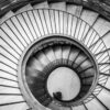 Hypnotic Spiral Circle Staircase